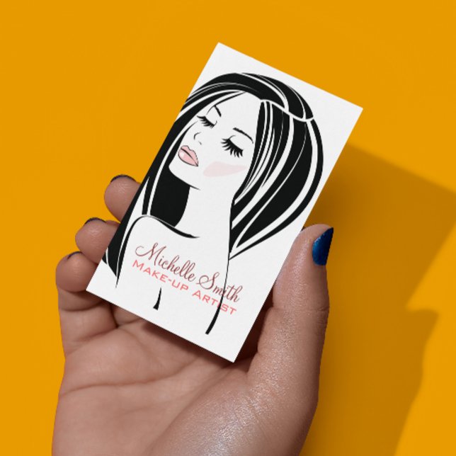 Tarjeta de presentación de artista de maquillaje (Subido por el creador)