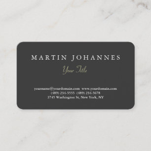 Tarjeta de presentación de artista elegante de lín