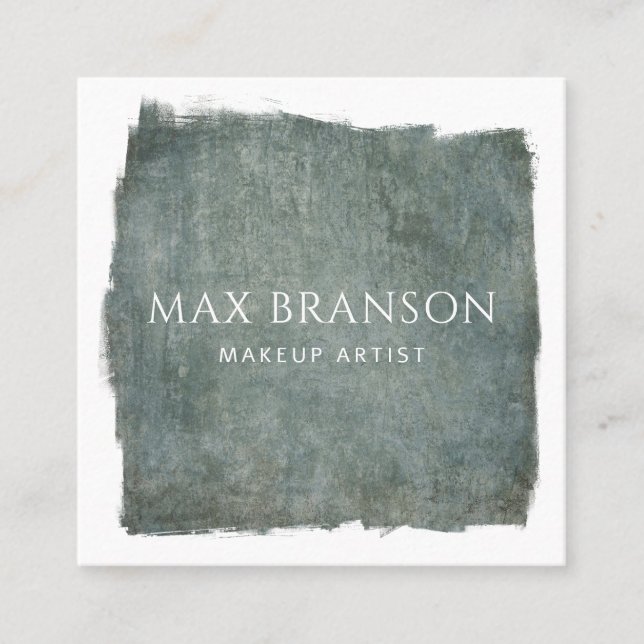 Tarjeta de presentación de artistas de maquillaje  (Anverso)