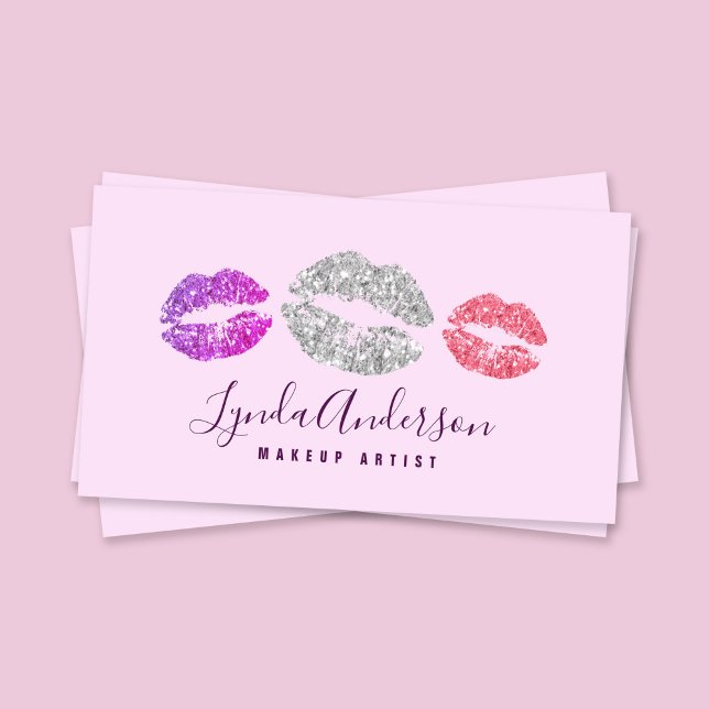 Tarjeta de presentación de artistas de maquillaje  (Subido por el creador)