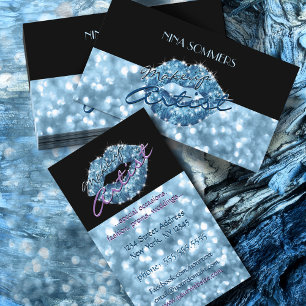 Tarjeta de presentación de artistas de maquillaje
