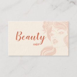 Tarjeta de presentación de artistas de maquillaje 