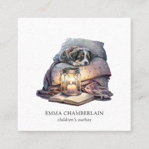 Tarjeta de presentación de autor para niños de cac