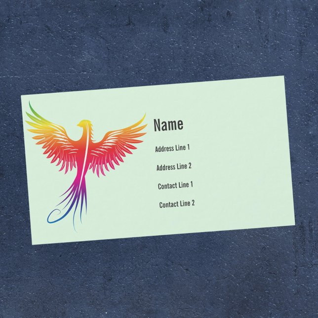Tarjeta de presentación de aves Phoenix (Subido por el creador)