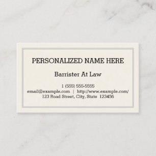 Tarjeta de presentación de baja clave y simple par