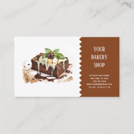 Tarjeta de presentación de Bakery Bake