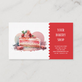 Tarjeta de presentación de Bakery Bake