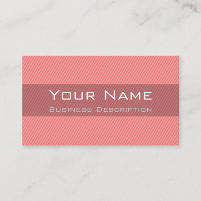 Tarjeta de presentación de bandas mínimas (Anverso)