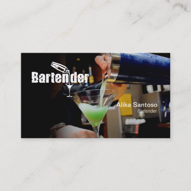 Tarjeta de presentación de Barman (Anverso)
