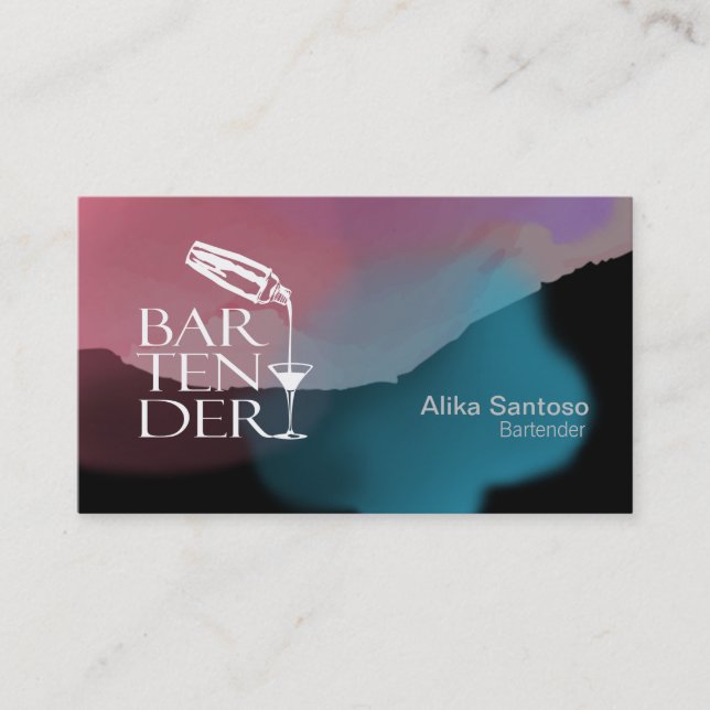 Tarjeta de presentación de Barman (Anverso)