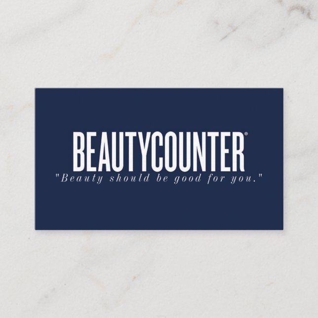 Tarjeta de presentación de Beautycounter Consultan (Anverso)