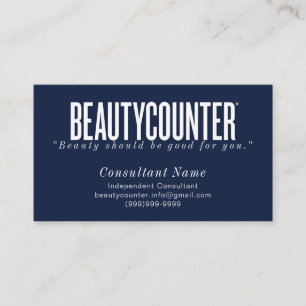 Tarjeta de presentación de Beautycounter Consultor