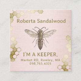 Tarjeta de presentación de beekeeper I'M A KEEPER 