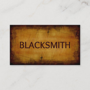 Tarjeta de presentación de Blacksmith Antique Brus