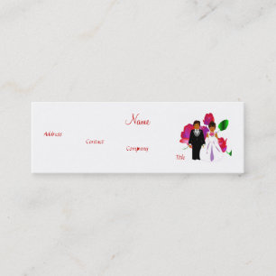 Tarjeta de presentación de boda Consultor