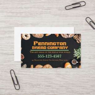 Tarjeta de presentación de Bread Maker Company