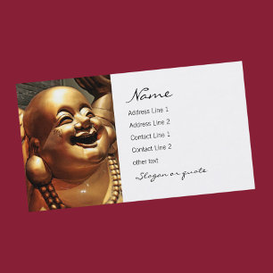Tarjeta de presentación de Buddha Laughing