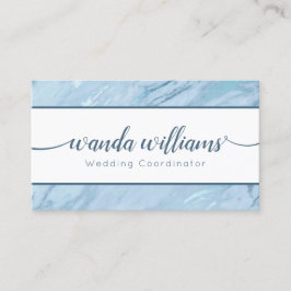 Tarjeta de presentación de caligrafía manuscrita d