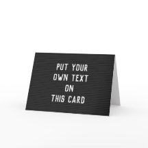 Tarjeta de presentación de carta