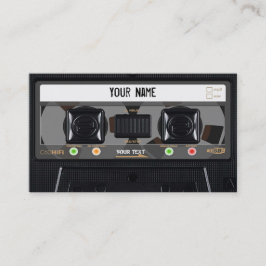 Tarjeta de presentación de cassette