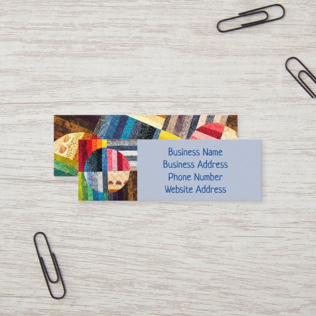 Tarjeta de presentación de círculo cerrado (Anverso/Reverso In Situ)