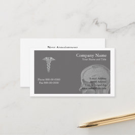 Tarjeta de presentación de citas para neurólogos