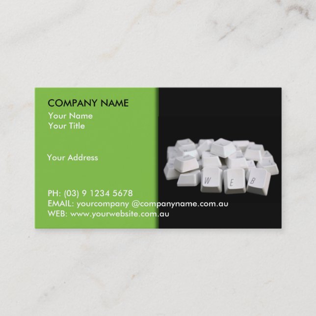 Tarjeta de presentación de claves de equipo (Anverso)