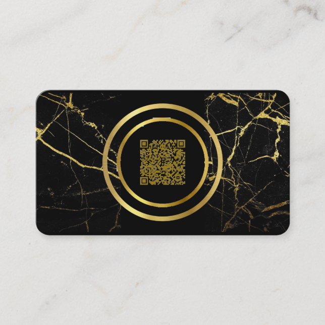 tarjeta de presentación de código qr de diseñador  (Anverso)