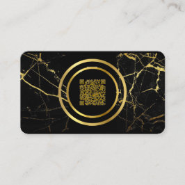 tarjeta de presentación de código qr de diseñador