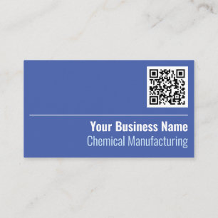 Tarjeta de presentación de código QR de fabricació