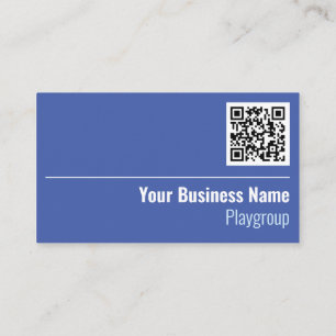 Tarjeta de presentación de código QR de grupo de r