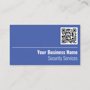 Tarjeta de presentación de código QR de Servicios