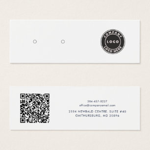 Tarjeta de presentación de código QR de su logotip