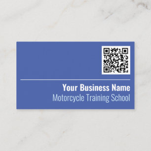 Tarjeta de presentación de código QR para la escue