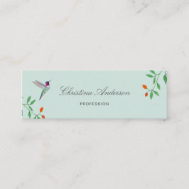 Tarjeta de presentación de Colibrí de California
