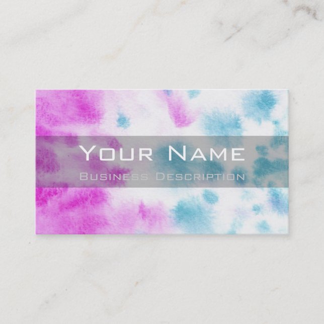 Tarjeta de presentación de color (Anverso)