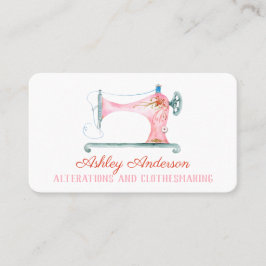 Tarjeta de presentación de color de agua para máqu