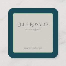 Tarjeta de presentación de colores elegantes