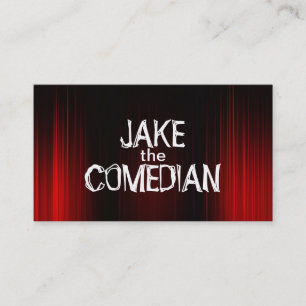 Tarjeta de presentación de Comediante Theater Curt