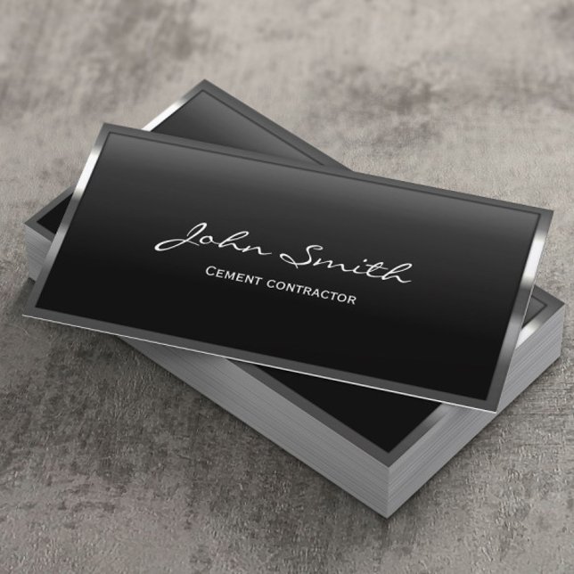 Tarjeta de presentación de contratista de cemento  (Subido por el creador)