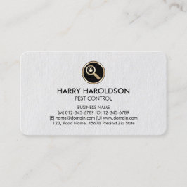 Tarjeta de presentación de control de plagas Premi