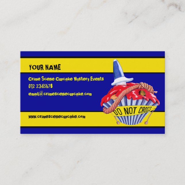 Tarjeta de presentación de copos para escenas deli (Anverso)