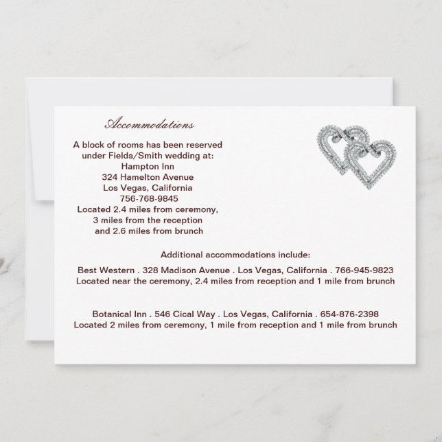 Tarjeta de Presentación de Corazones de Mandarina  (Anverso)
