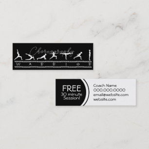 Tarjeta de presentación de coreografía