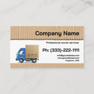 Tarjeta de presentación de Courier Services