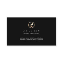 Tarjeta de presentación de creadores de música Gol