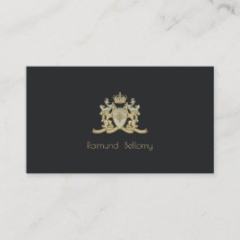 Tarjeta de presentación de cresta familiar