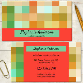 Tarjeta de presentación de cuadros profesionales