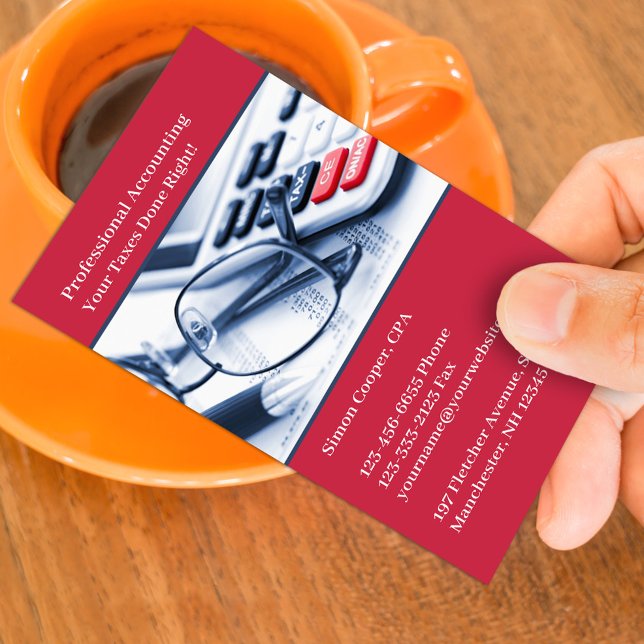 Tarjeta de presentación de cuentas (Subido por el creador)