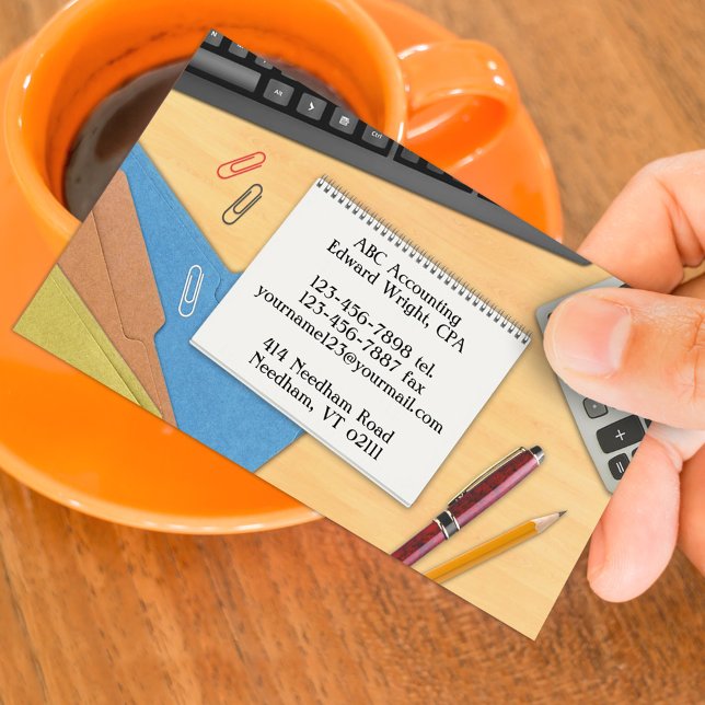 Tarjeta de presentación de datos de oficina de con (Subido por el creador)